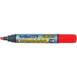 Artline® Whiteboard Marker 5mm Chisel Tip - Red