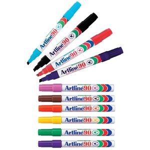 Artline® 90 Permanent Markers Assorted Colours