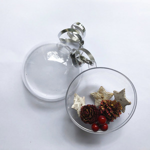 Clear Fillable Ball  / Bauble  - now 10cm