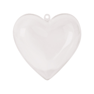 Zart Clear Plastic Heart Shape