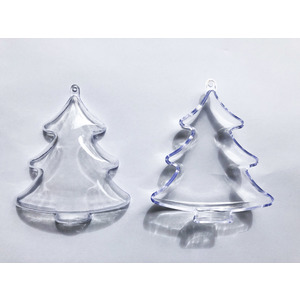 Clear Fillable Christmas Tree Decorations