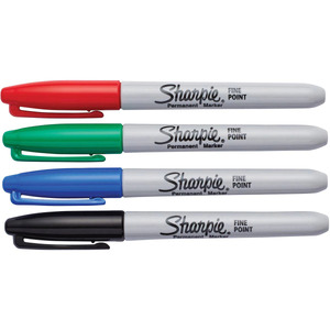 Sharpie Permanent Fine Markers Assorted Colours