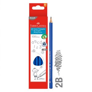 Faber-Castell Junior Triangular 2B Pencils Box of 12
