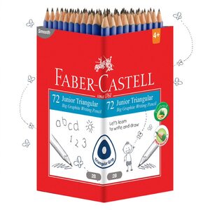 Faber-Castell Junior Triangular 2B Pencil Box of 72