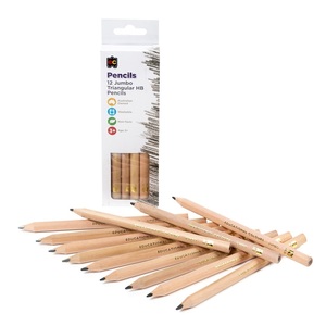 EC Jumbo Triangular HB Pencils Box 12