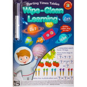 Learning Can Be Fun Wrote & Wipe - Starting Times Table