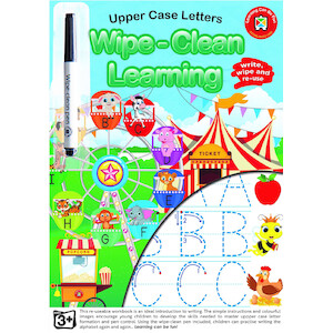 Learning Can Be Fun Write & Wipe Clean Learning - Upper Case Letters
