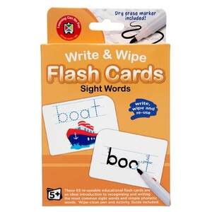 Learning Can Be FUn Write & Wipe Flash Cards - Sight Words