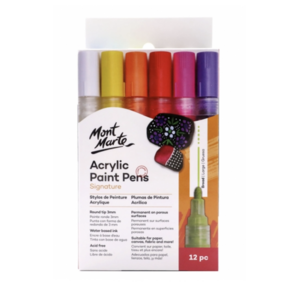 Mont Marte Signature Acrylic Paint Pens - Broad Tip