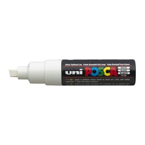 Uni Posca Poster Paint Markers Chisel Point - White