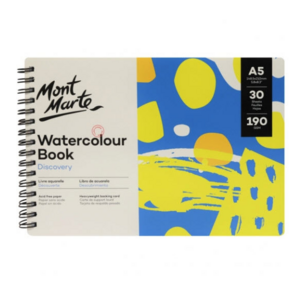Mont Marte Discovery Watercolour Book Spiral Bound A5