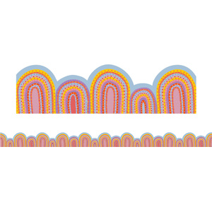 Australian Teaching Aids Die Cut Border - Rainbow Dreaming