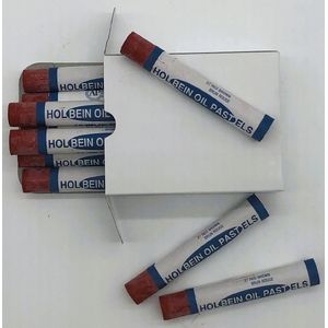 Holbein Student Oil Pastels Red Brown