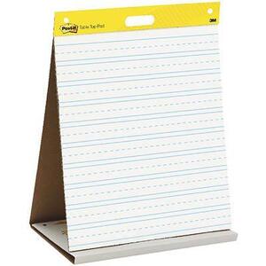 Post-it® Easel Table Top Pad - Primary Ruled 563PRL