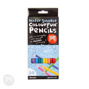 Micador Water Soluble Colourfun Pencils Box of 24