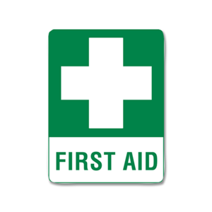 First Aid Sign (Small Self-Stick Vinyl)