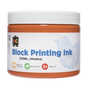 EC Block Printing Ink Orange