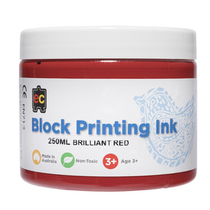 EC Block Printing Ink Red
