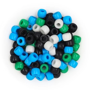 Speedy Plastic Pony Beads - Torres Strait Island Colours