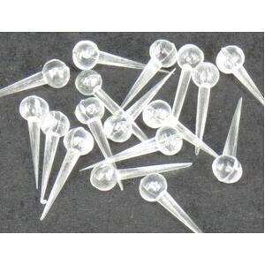 Shamrock Craft Plastic Lill Pins (Sequin Pins) - Clear