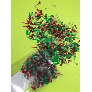 Shamrock Craft Plastic Lill Pins (Sequin Pins) - Xmas Colours
