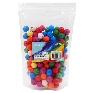 Arbee Wooden Beads Coloured