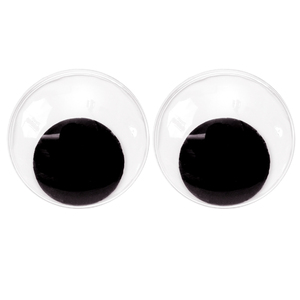 Joggle Eyes - Black and White 20mm-pack of 100