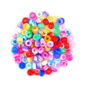 Arbee Plastic Pony Beads Marbled