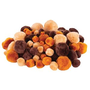 Zart Pom Poms Earth Tones