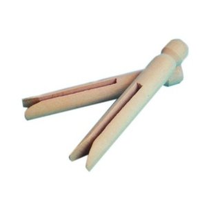 Wooden Dolly Pegs - Natural