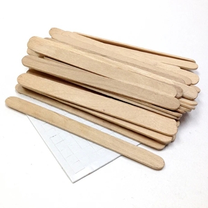 Wooden Popsticks Standard Natural 150