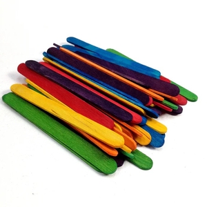 Wooden Popsticks Standard Assorted Colours