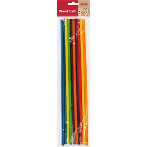 Wooden Dowels 6mm x 30cm, Coloured
