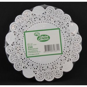 Alpen Doilies (Doyleys) White 190mm Pack 250 