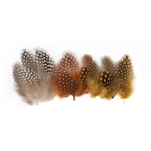 Polka Dot Feathers - Natural