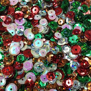 Arbee Sequins Cup Xmas Colours 6 & 8mm - 35g
