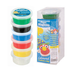 Paper Magiclay  Assorted Colours