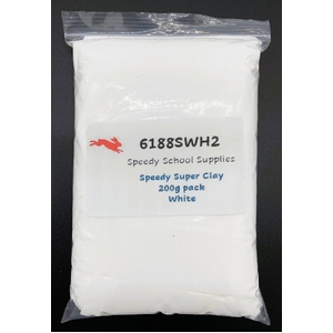 Speedy Super Clay / Air-Dry Modelling Clay White 200g