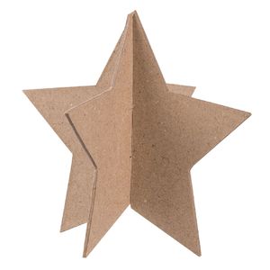 Zart Papier Mache 3D Interlocking Stars