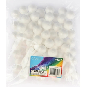 Arbee Polystyrene Balls 2.5cm (25mm) 100's