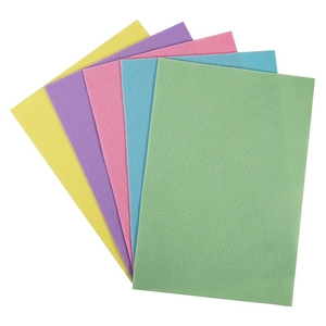 Felt Pieces Assorted Pastel Colours 