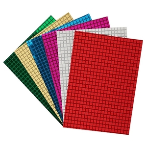 Felt Pieces Metallic Squares