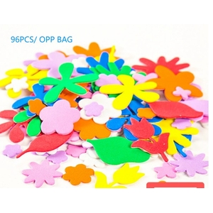 Speedy Adhesive Foam Shapes - Flowers & Leaves