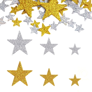 Speedy Adhesive Foam Shapes - Glitter Stars