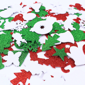 Speedy Adhesive Glitter Foam Shapes - Christmas Assorted