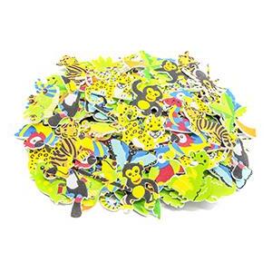 Little Learner Adhesive Foam Shapes Jungle Animals