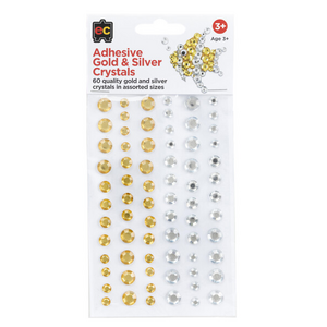 EC Adhesive Gold & Silver Crystals