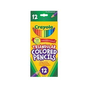 Crayola® Triangular Coloured Pencils