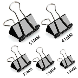 Fold Back Clips 36 Assorted Sizes