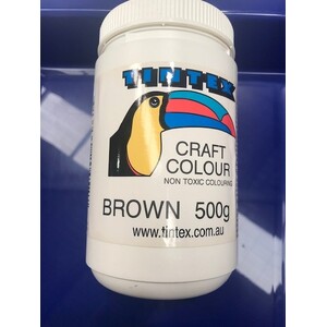 Tintex Craft Powder 500g Brown